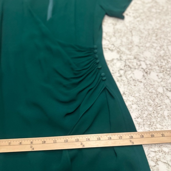 Reformation Asymmetrical Teal Dress - Picture 11 of 12